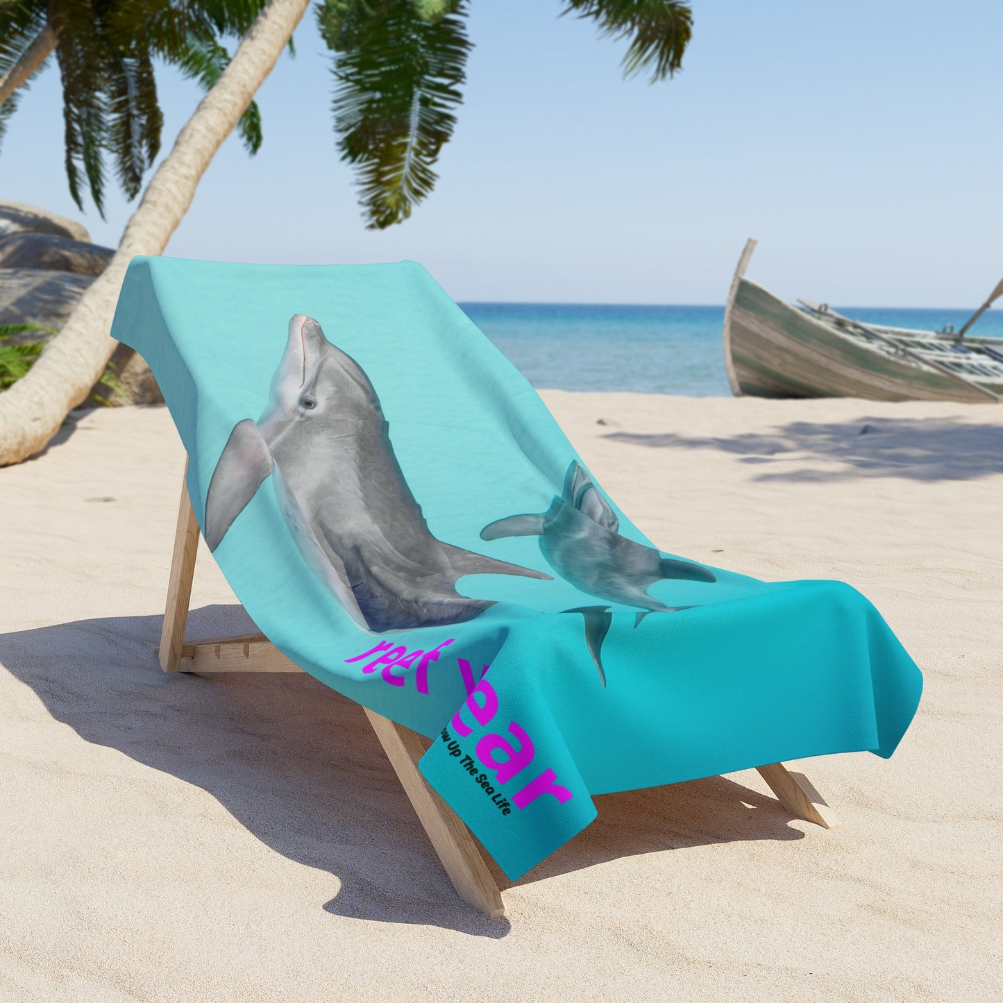 Reef Wear Dolphin Beach Towel