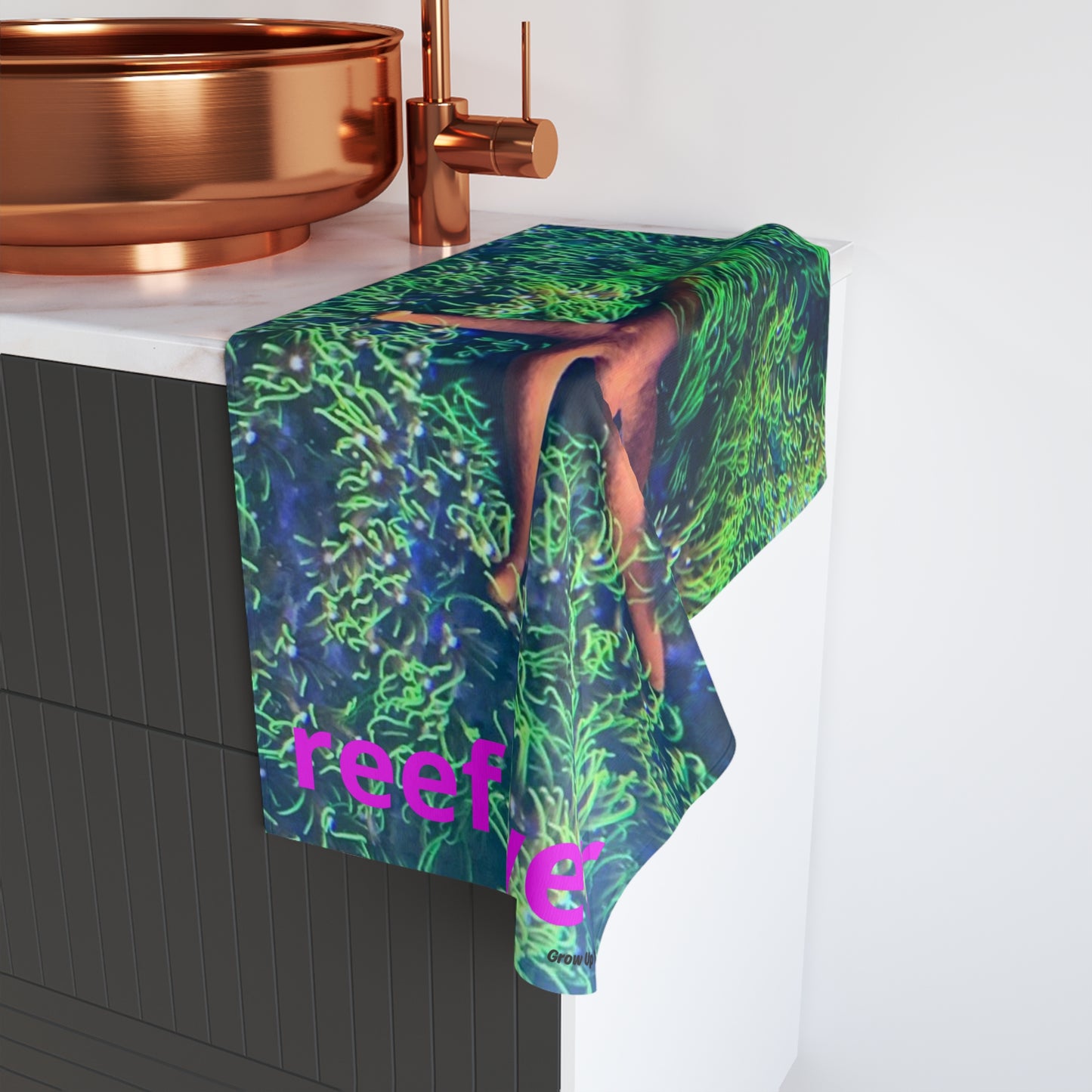 Hand Towel - Reef Wear Design with Starfish