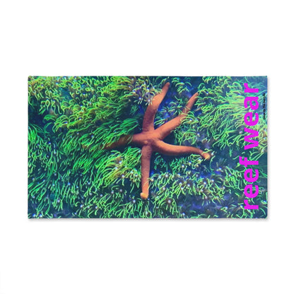 Hand Towel - Reef Wear Design with Starfish